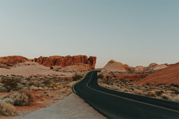 Image showing a landscape in Nevada